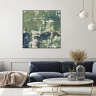 Obscured Horizon II by Jennifer Goldberger on GIANT ART - green abstract