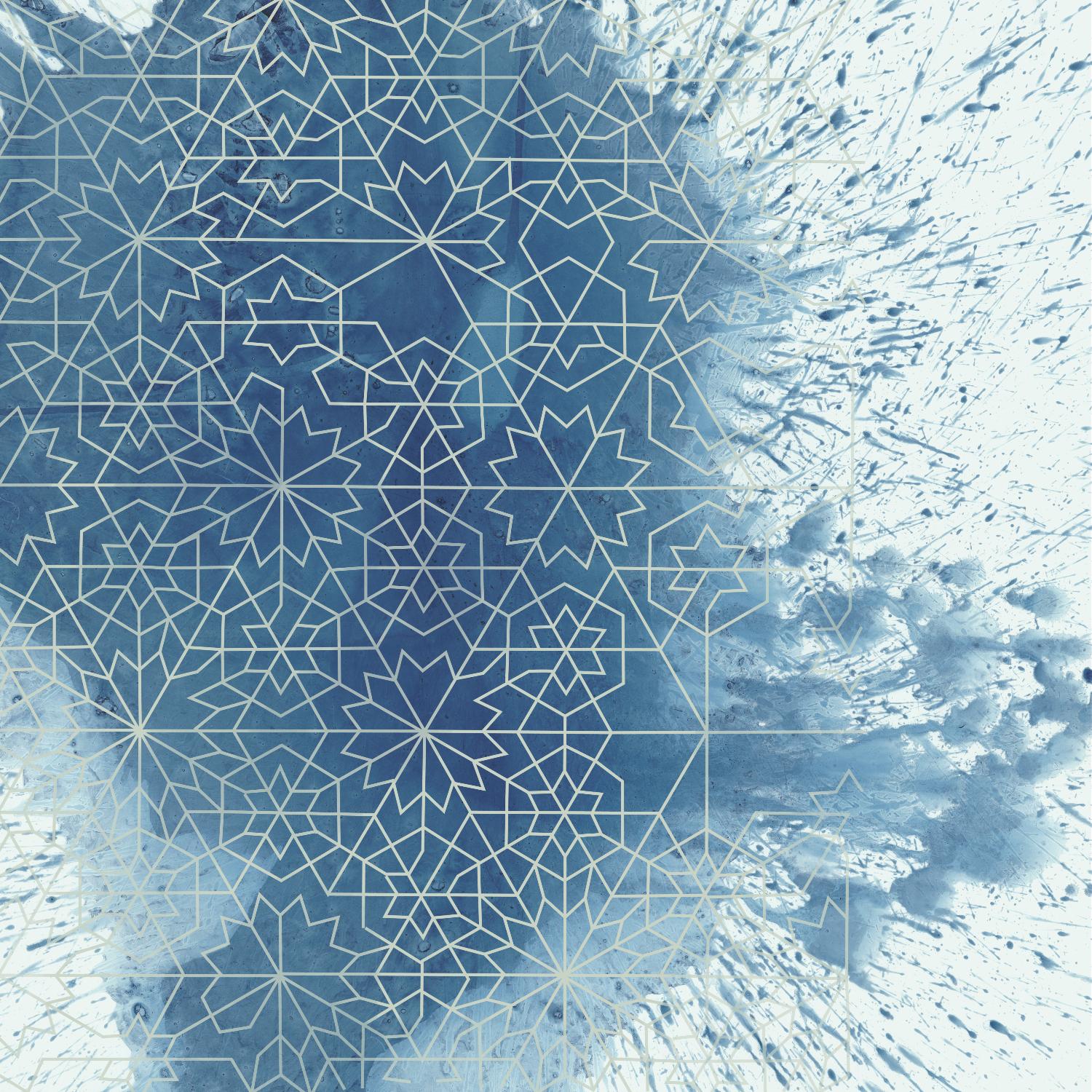 Crystalline II by Chariklia Zarris on GIANT ART - blue abstract