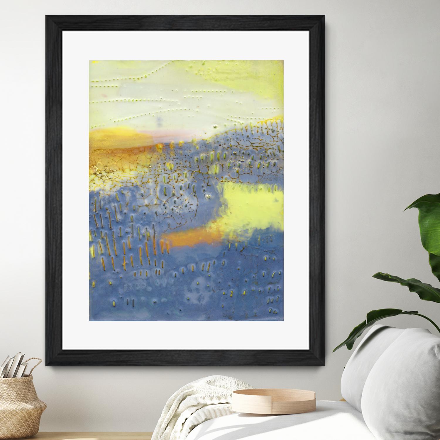 Concord II by Sue Jachimiec on GIANT ART - blue abstract