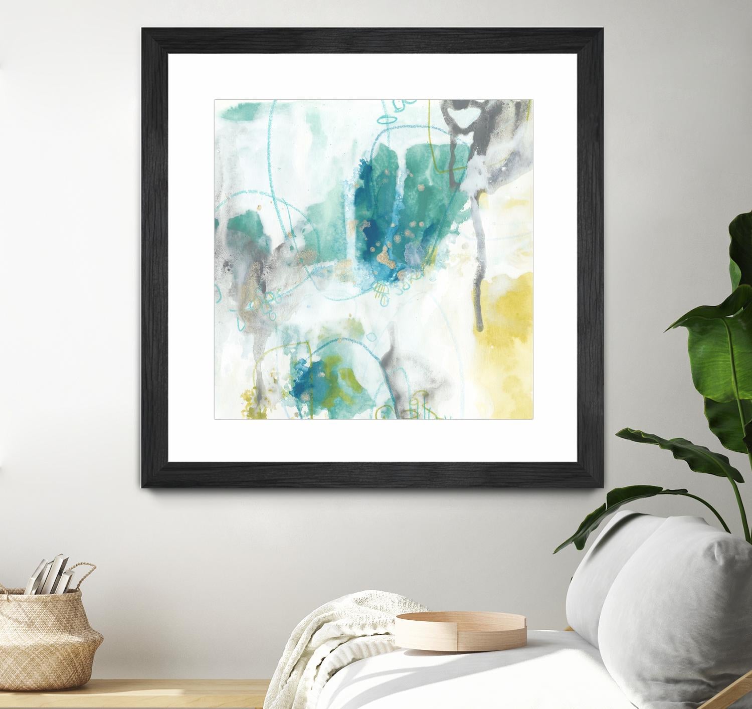 Aquatic Atmosphere II by June Erica Vess on GIANT ART - blue abstract