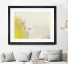 Yellow Lux I by Sue Jachimiec on GIANT ART - yellow abstract