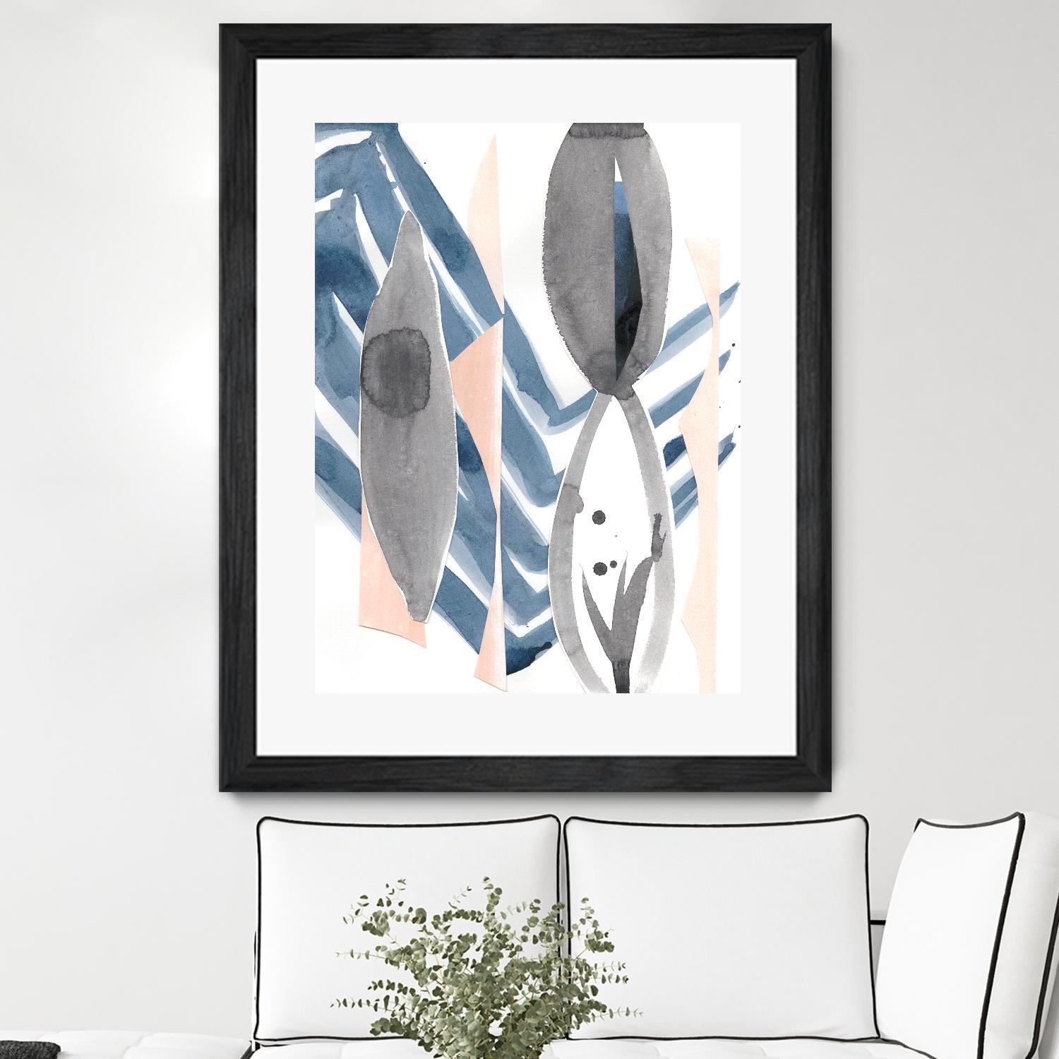 Oceana I by Ren�e W. Stramel on GIANT ART - blue abstract