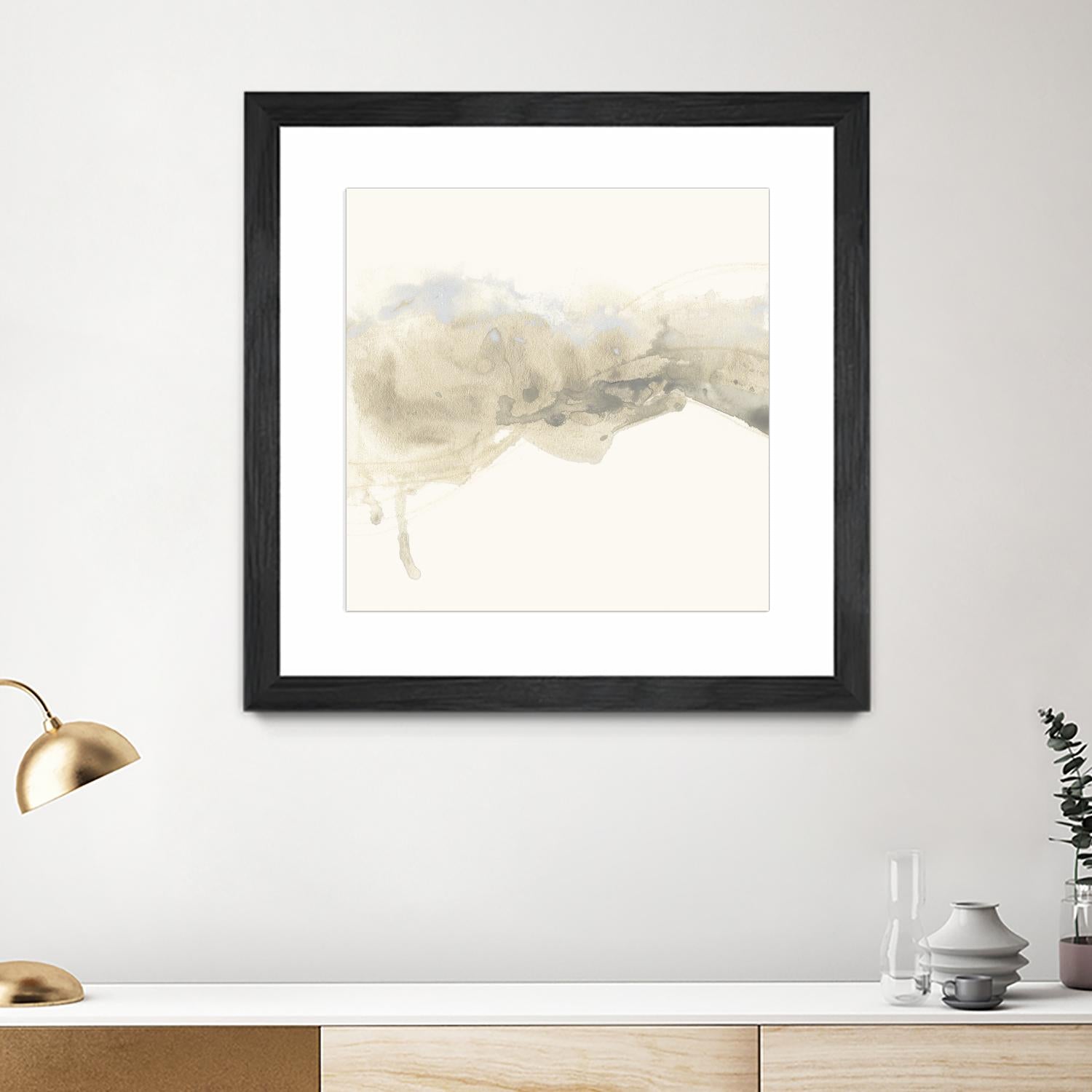 Vapor I by June Erica Vess on GIANT ART - brown abstract