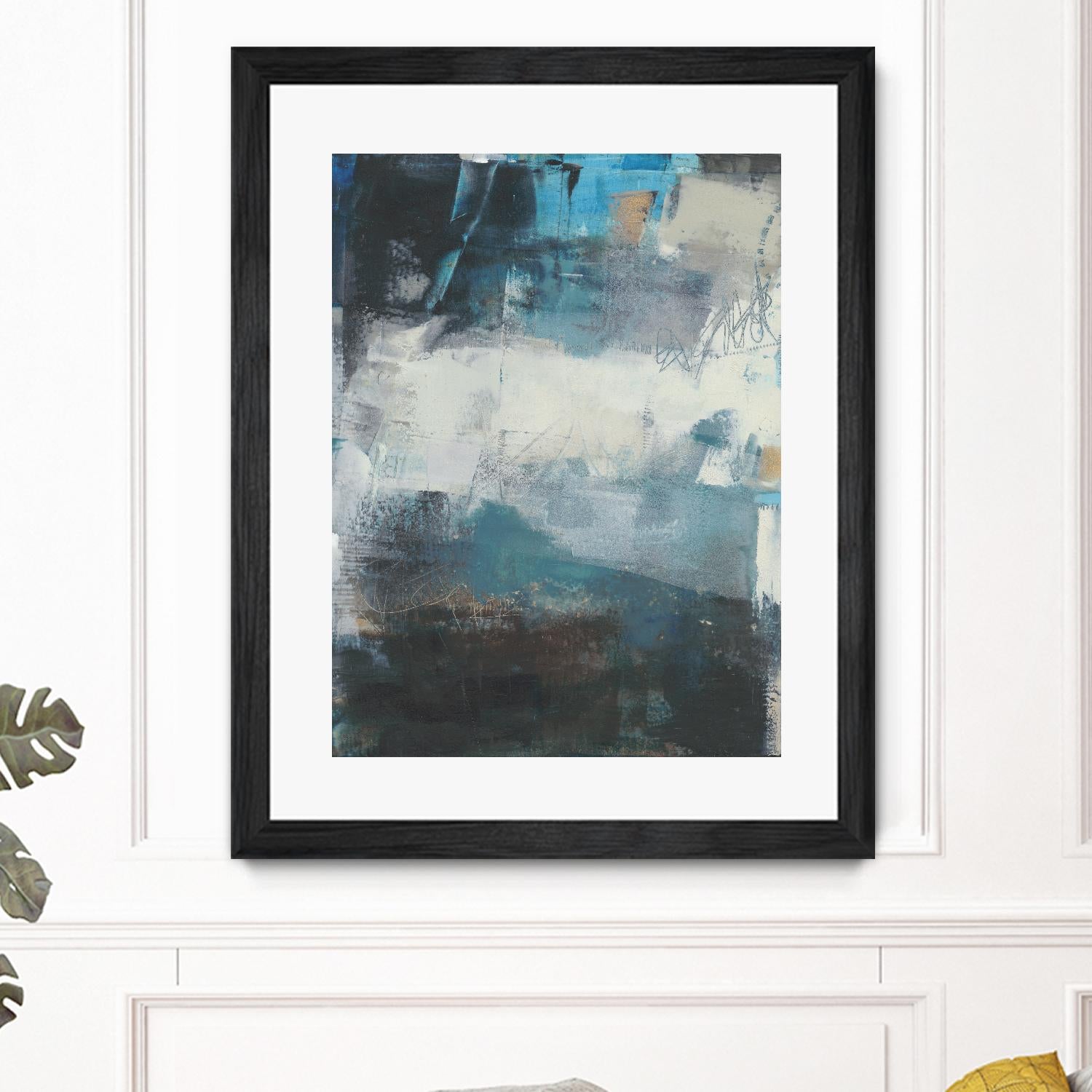 Umbra II by Sue Jachimiec on GIANT ART - blue abstract