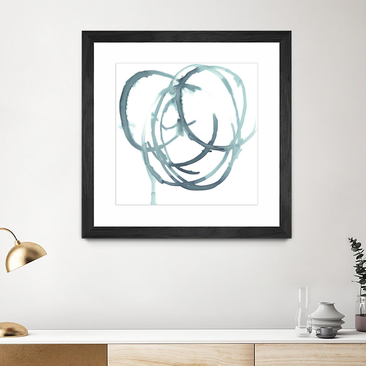 Dizzy I by Jennifer Paxton Parker on GIANT ART - green abstract