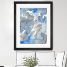 Subtle Blues II by Regina Moore on GIANT ART - blue abstract