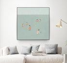 The Swimmers II by Emma Scarvey on GIANT ART - green tropical