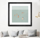 The Swimmers II by Emma Scarvey on GIANT ART - green tropical