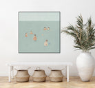 The Swimmers II by Emma Scarvey on GIANT ART - green tropical