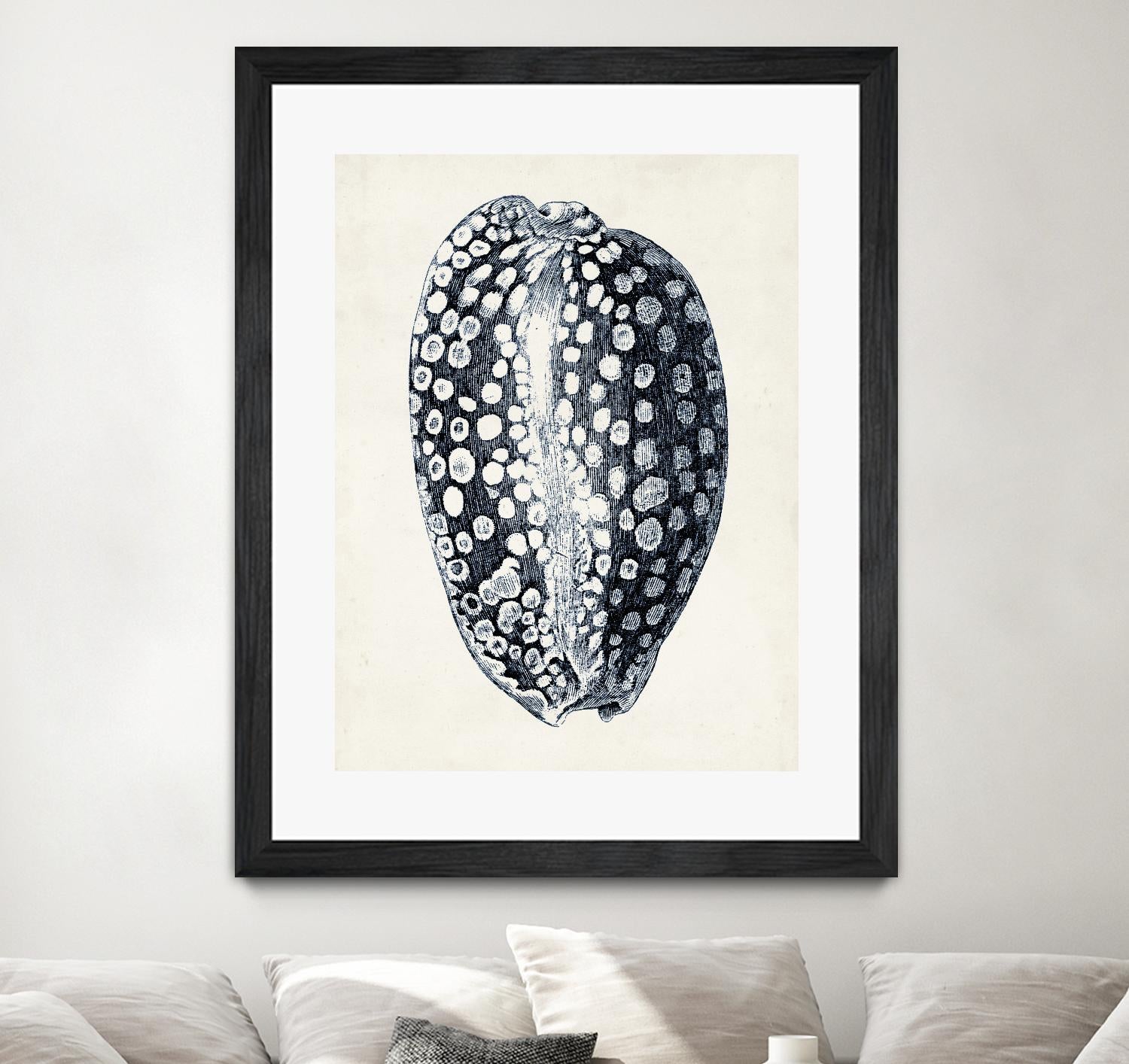 Coastal Collection in Indigo III by Vision Studio on GIANT ART - blue tropical