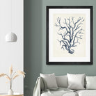 Coastal Collection in Indigo IV by Vision Studio on GIANT ART - blue tropical