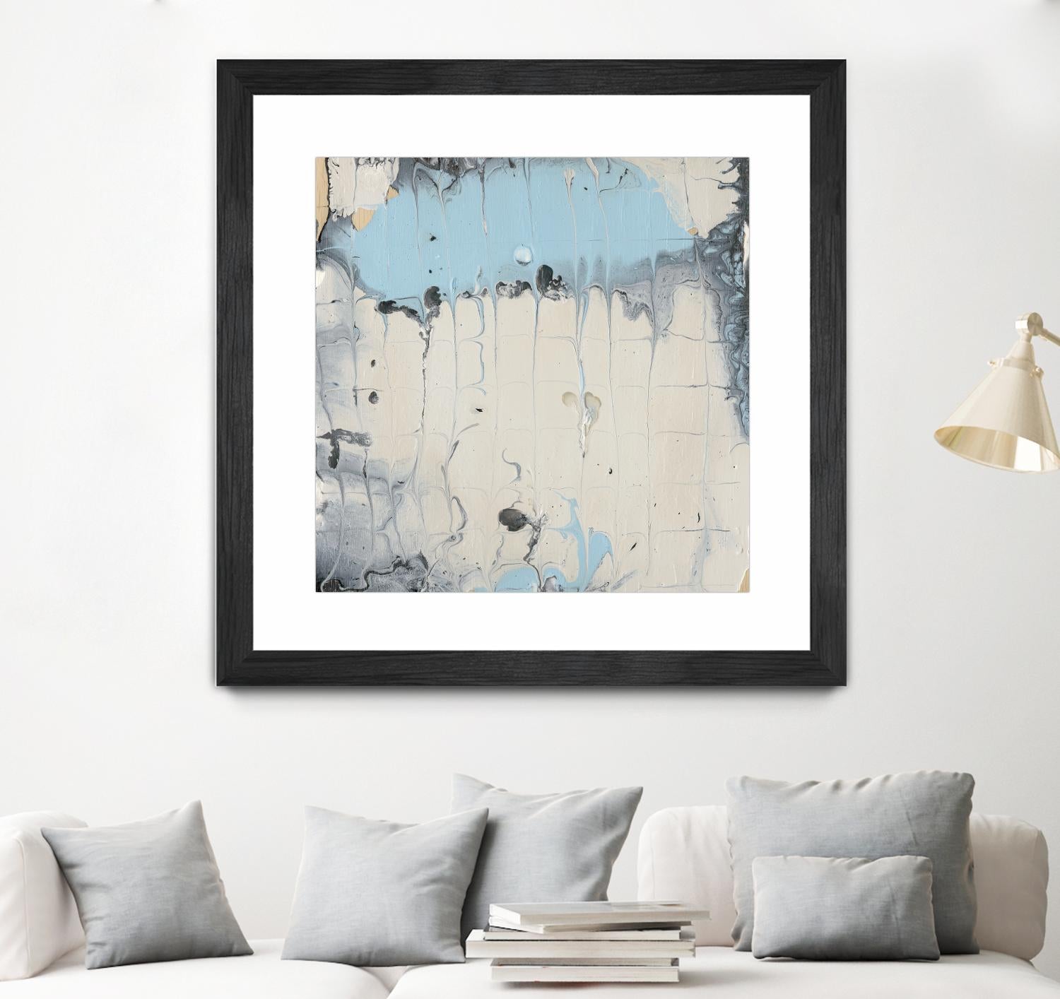 Rainmaker I by Alicia Ludwig on GIANT ART - blue abstract