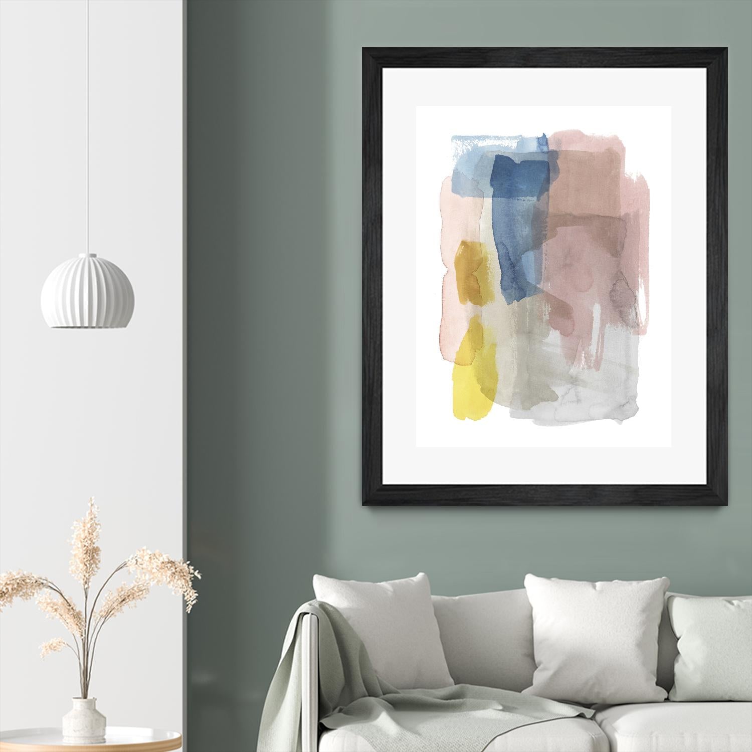 Puddle Pastel I by Grace Popp on GIANT ART - pastels abstract