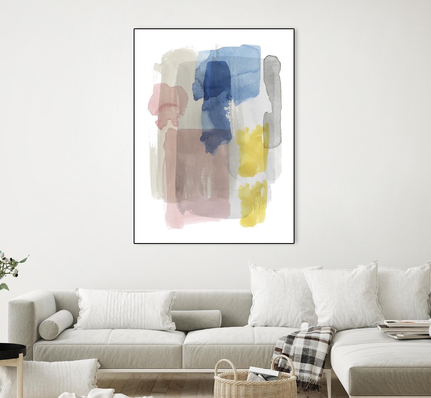 Puddle Pastel II by Grace Popp on GIANT ART - pastels abstract
