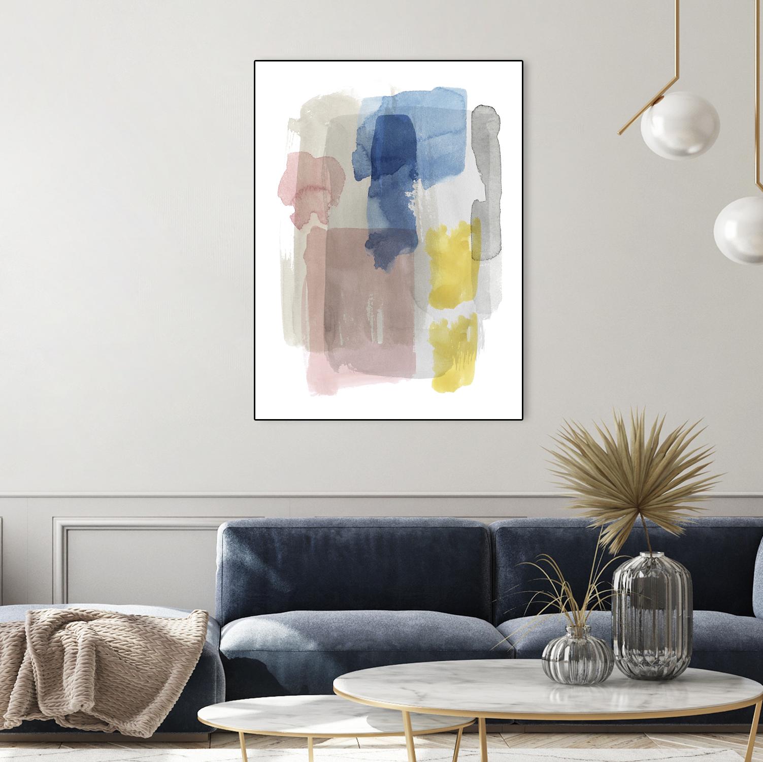 Puddle Pastel II by Grace Popp on GIANT ART - pastels abstract