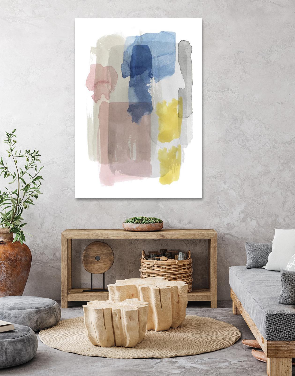 Puddle Pastel II by Grace Popp on GIANT ART - pastels abstract