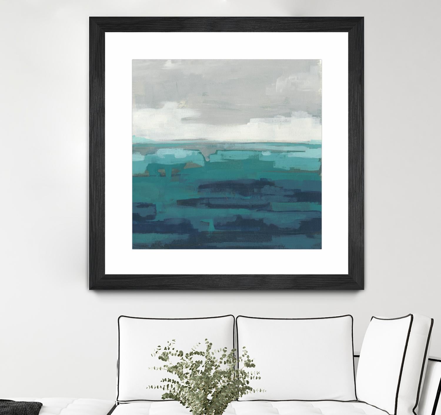 Sea Foam Vista II by June Erica Vess on GIANT ART - green sea scene