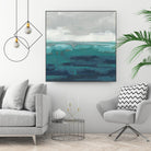 Sea Foam Vista II by June Erica Vess on GIANT ART - green sea scene