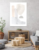 Sweet Simplicity I by Victoria Borges on GIANT ART - neutral abstract