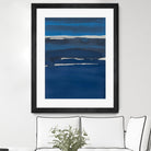 Sapphire Horizon I by Rob Delamater on GIANT ART - blue abstract