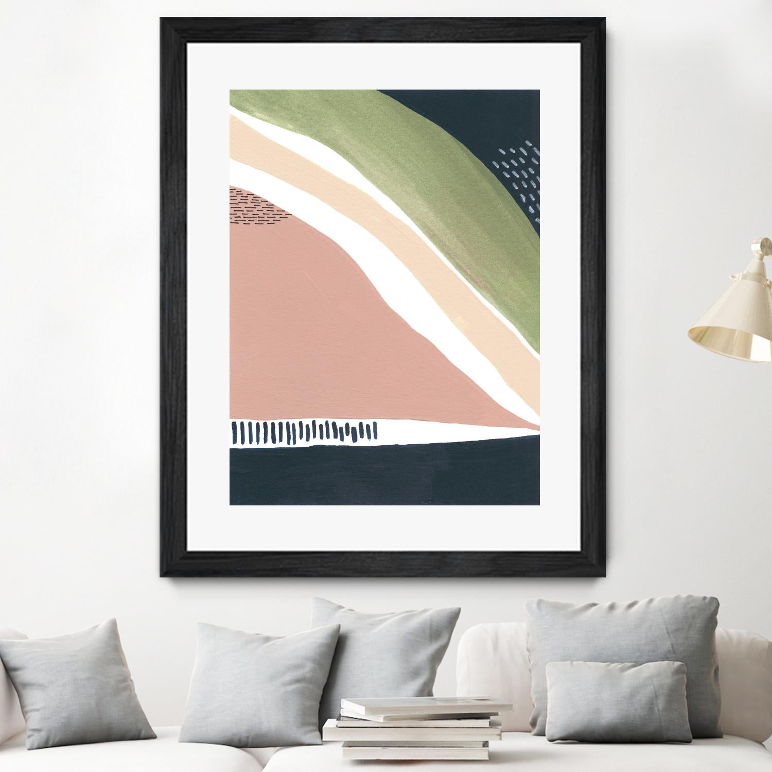 Simple Marks IV by Regina Moore on GIANT ART - pastels abstract