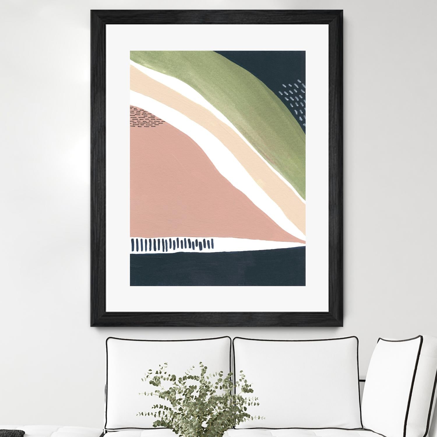 Simple Marks IV by Regina Moore on GIANT ART - pastels abstract