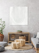 Arcobaleno Bianco IV by Emma Scarvey on GIANT ART - neutral abstract