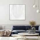 Arcobaleno Bianco IV by Emma Scarvey on GIANT ART - neutral abstract