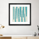 Spectrum Hieroglyph VII by June Erica Vess on GIANT ART - blue abstract