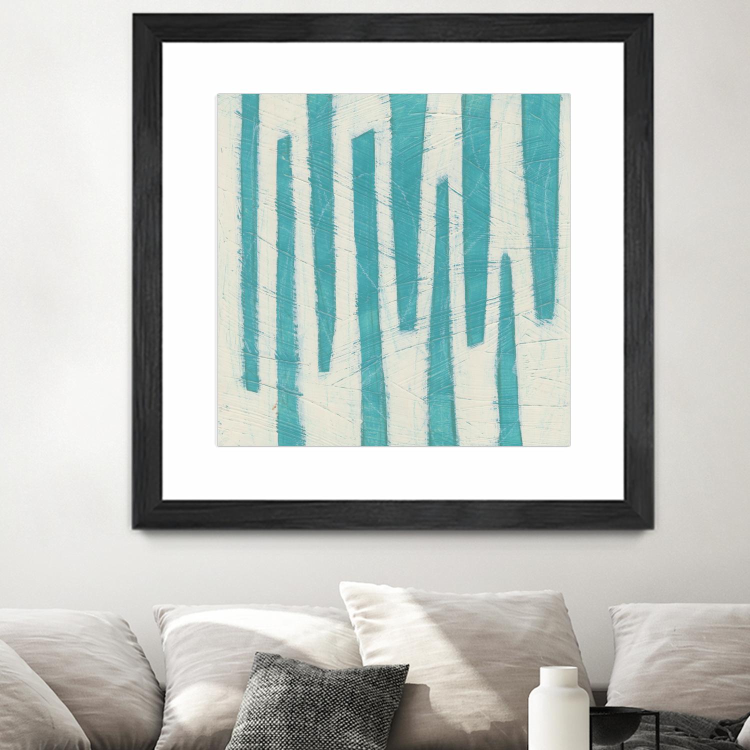 Spectrum Hieroglyph VII by June Erica Vess on GIANT ART - blue abstract
