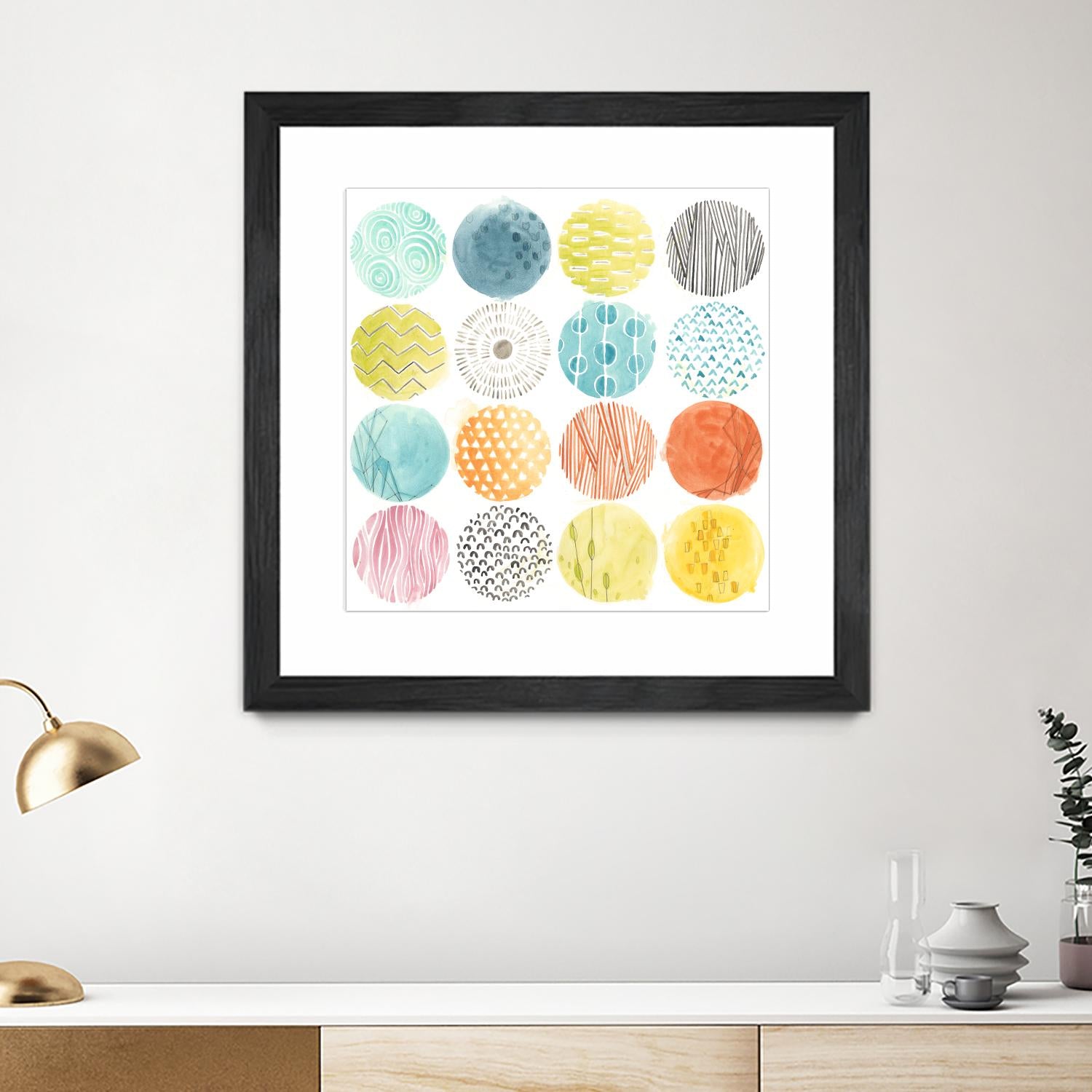 Pattern Pop I by June Erica Vess on GIANT ART - abstract