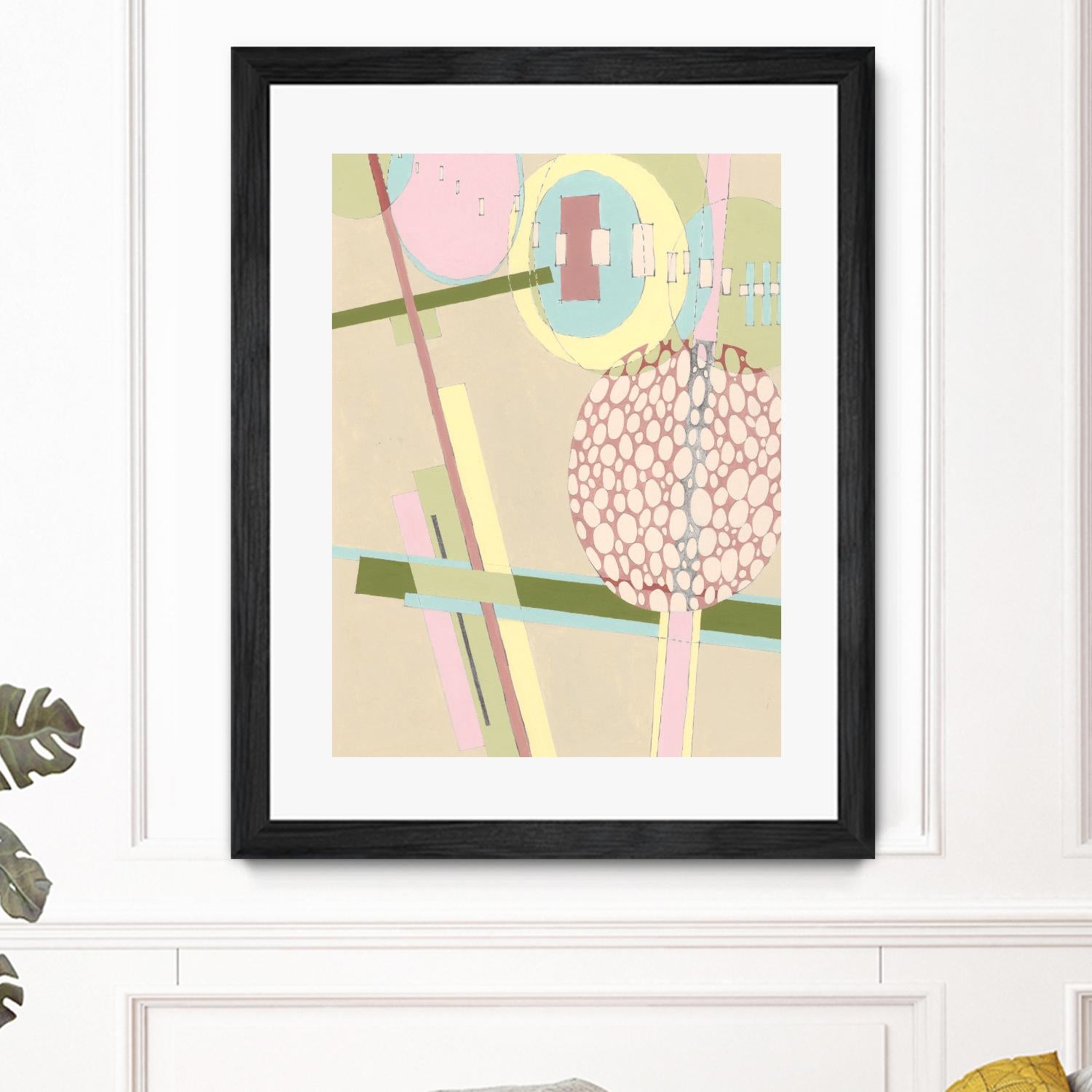 Elevated Pod I by Nikki Galapon on GIANT ART - green abstract