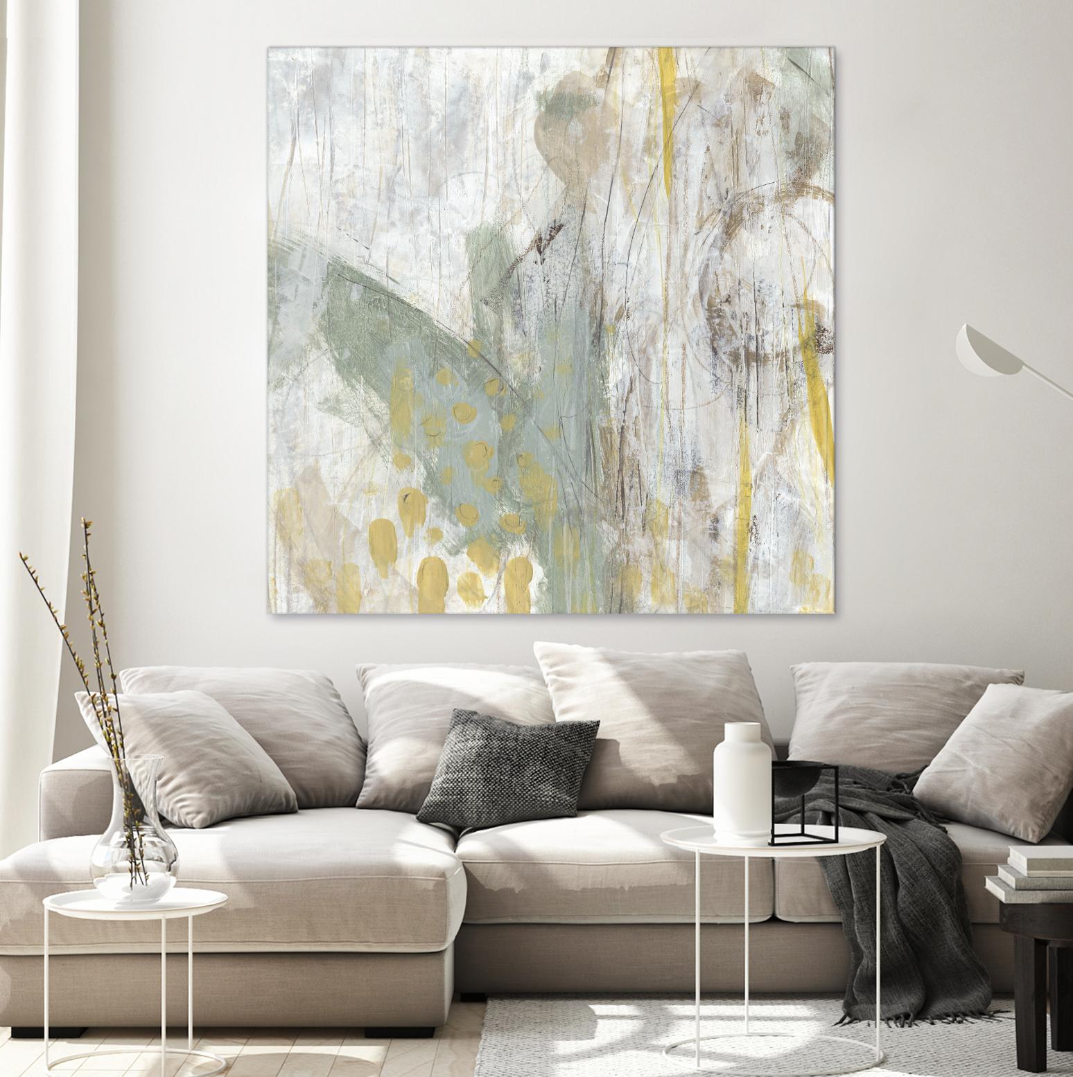 Surface Structure I by June Erica Vess on GIANT ART - green abstract