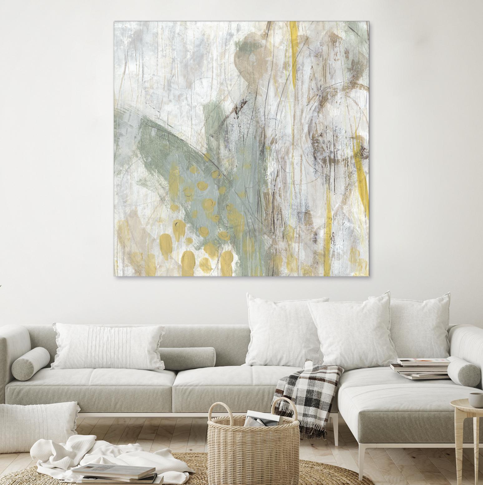 Surface Structure I by June Erica Vess on GIANT ART - green abstract