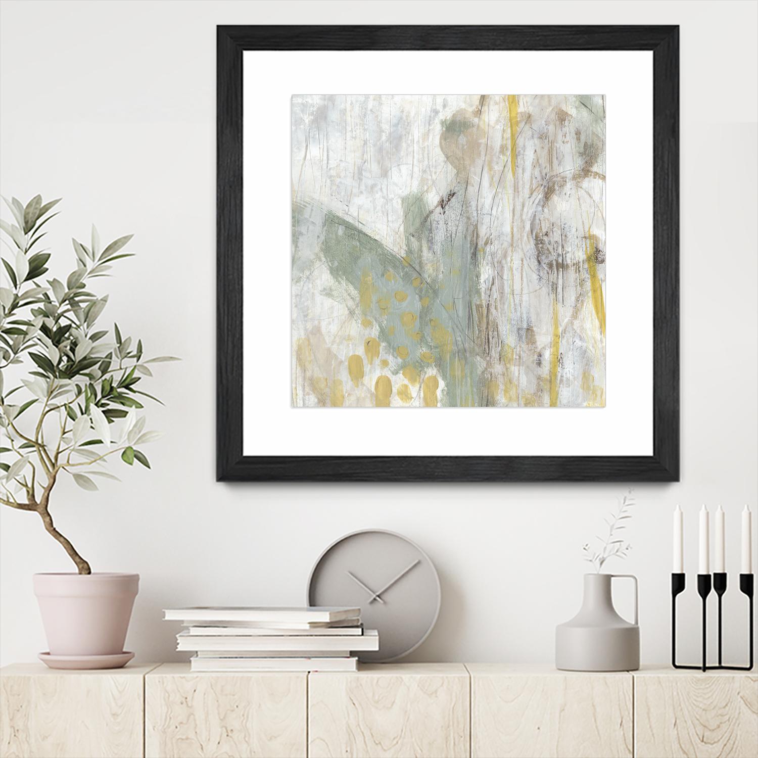 Surface Structure I by June Erica Vess on GIANT ART - green abstract