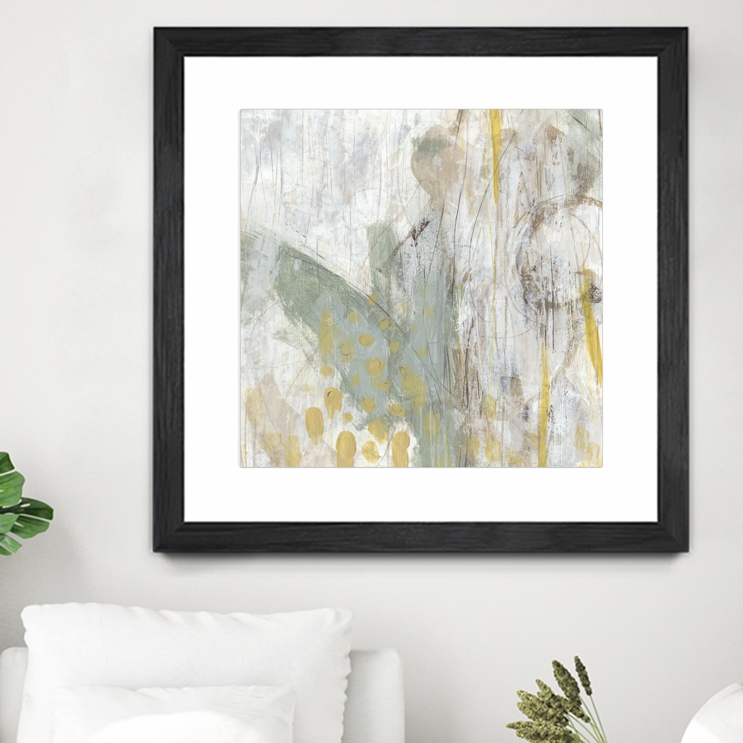 Surface Structure I by June Erica Vess on GIANT ART - green abstract