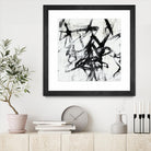Monotype Scribble I by Jennifer Goldberger on GIANT ART - black abstract