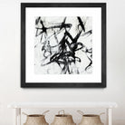 Monotype Scribble I by Jennifer Goldberger on GIANT ART - black abstract