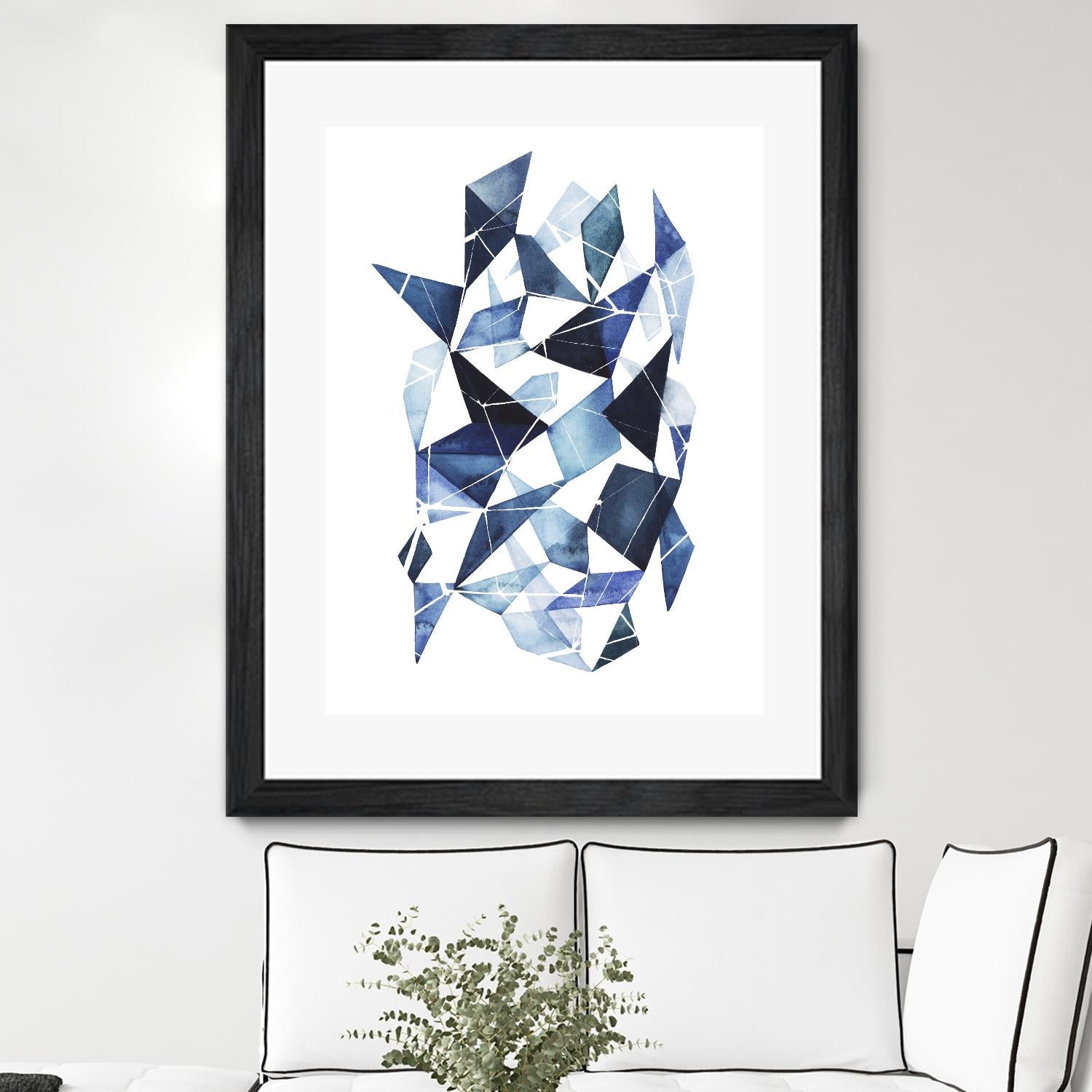 Chrysalis I by Grace Popp on GIANT ART - blue abstract
