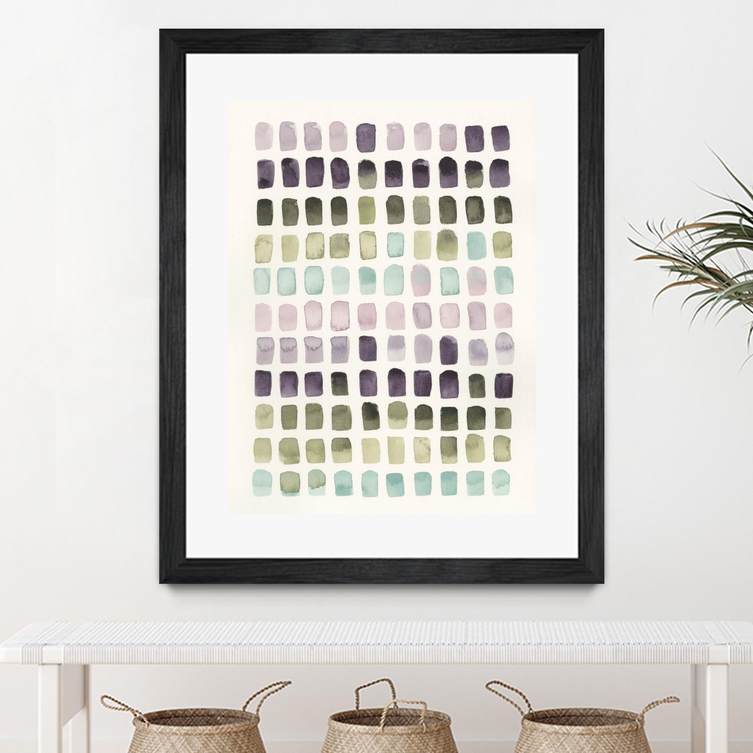 Serene Color Swatches II by Grace Popp on GIANT ART - pink abstract