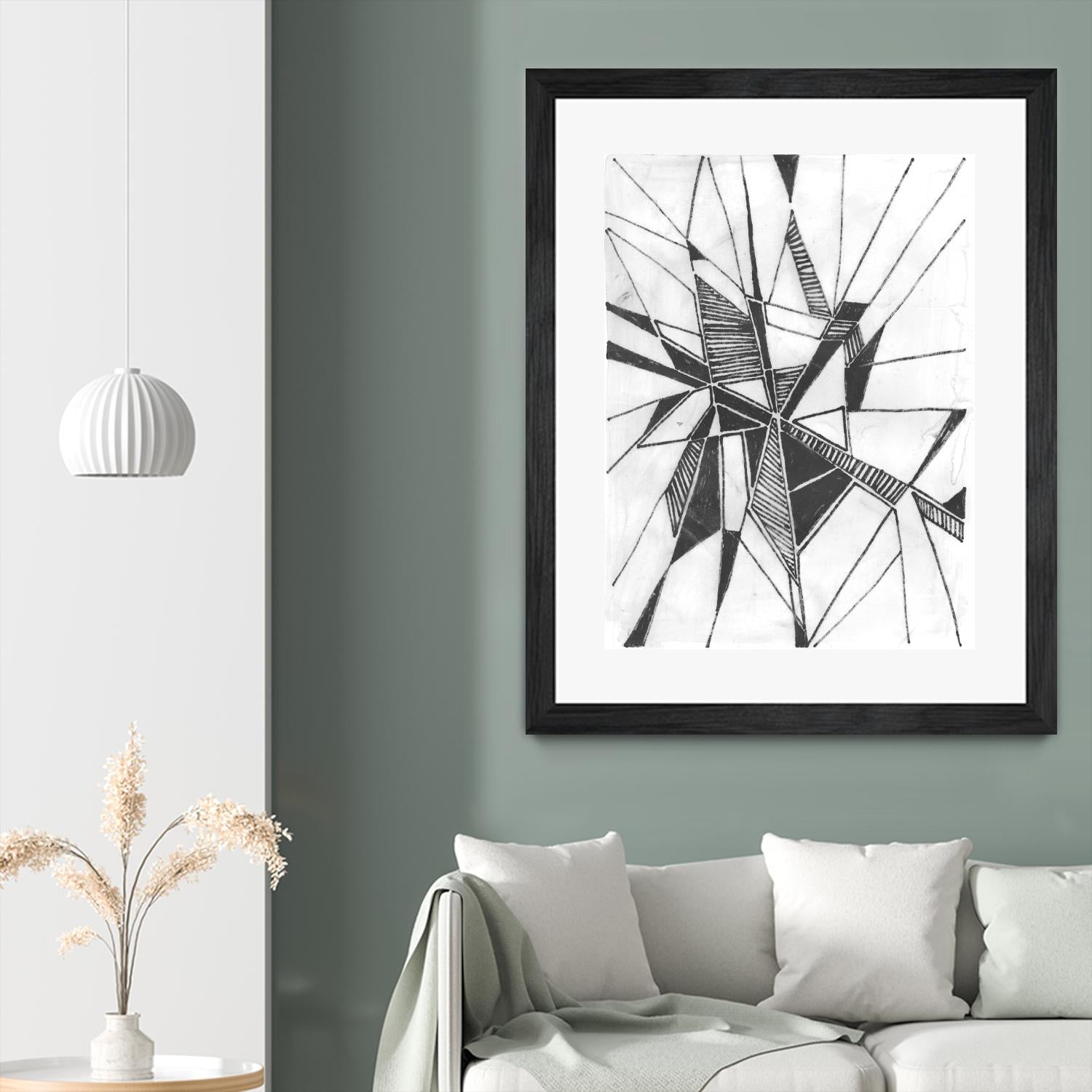Symbol Imprint II by June Erica Vess on GIANT ART - black abstract