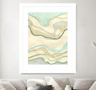 Ocean Cascade I by Vanna Lam on GIANT ART - green abstract