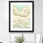 Ocean Cascade I by Vanna Lam on GIANT ART - green abstract