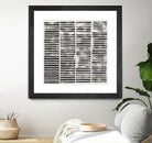 Stripe Block Prints II by Grace Popp on GIANT ART - black abstract