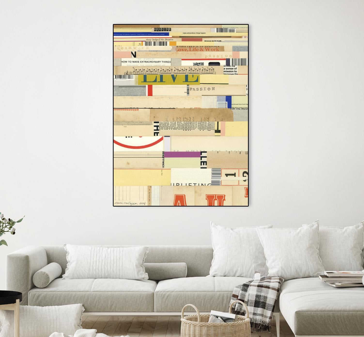 True II by Nikki Galapon on GIANT ART - yellow abstract