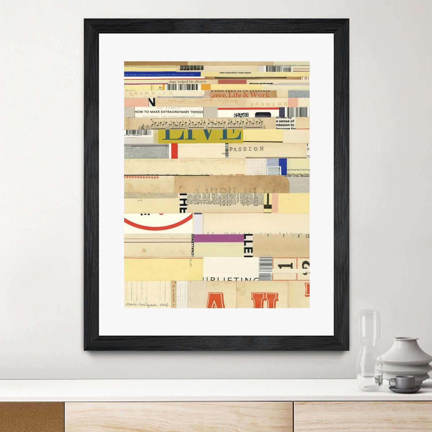True II by Nikki Galapon on GIANT ART - yellow abstract