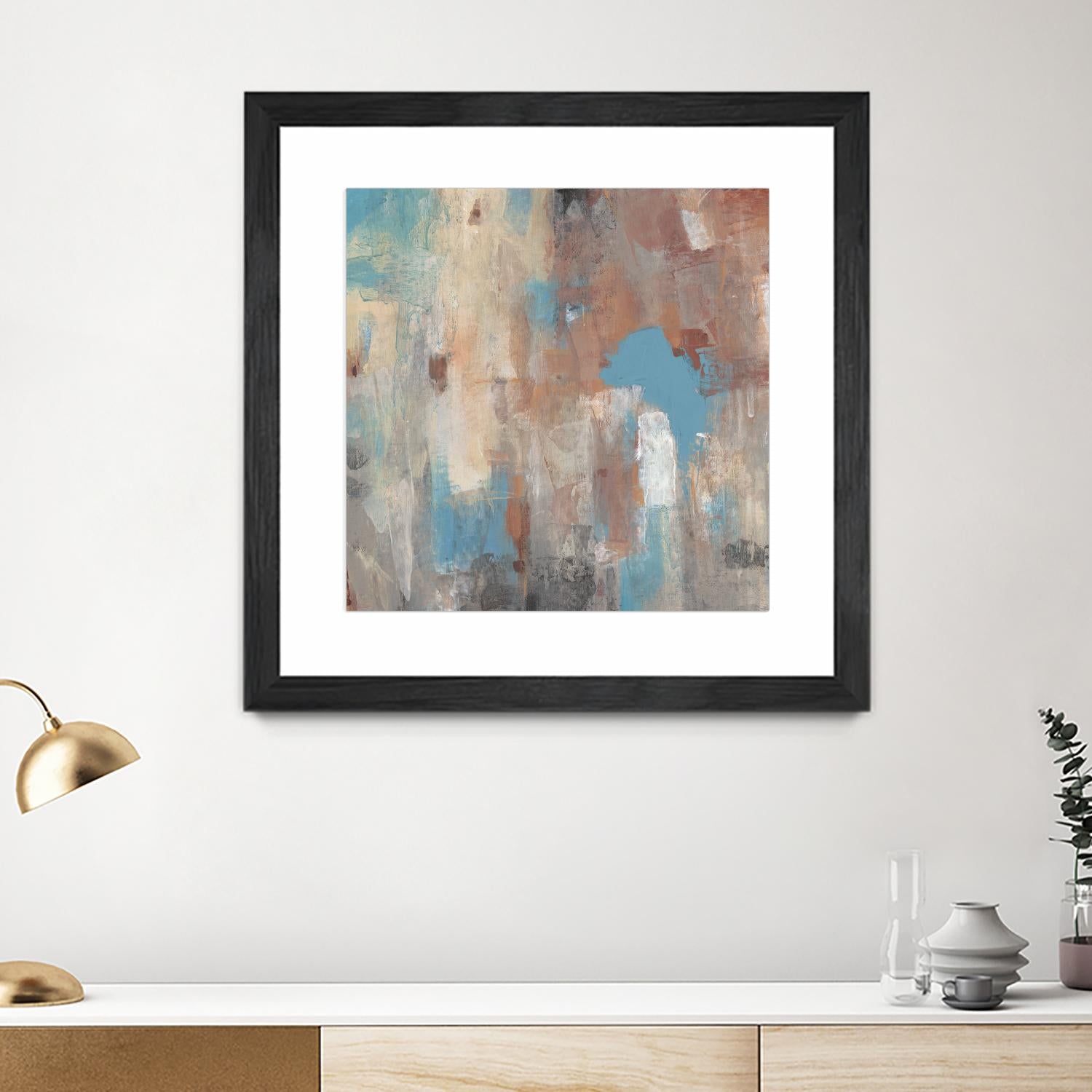 Out of Focus II by Tim OToole on GIANT ART - brown abstract
