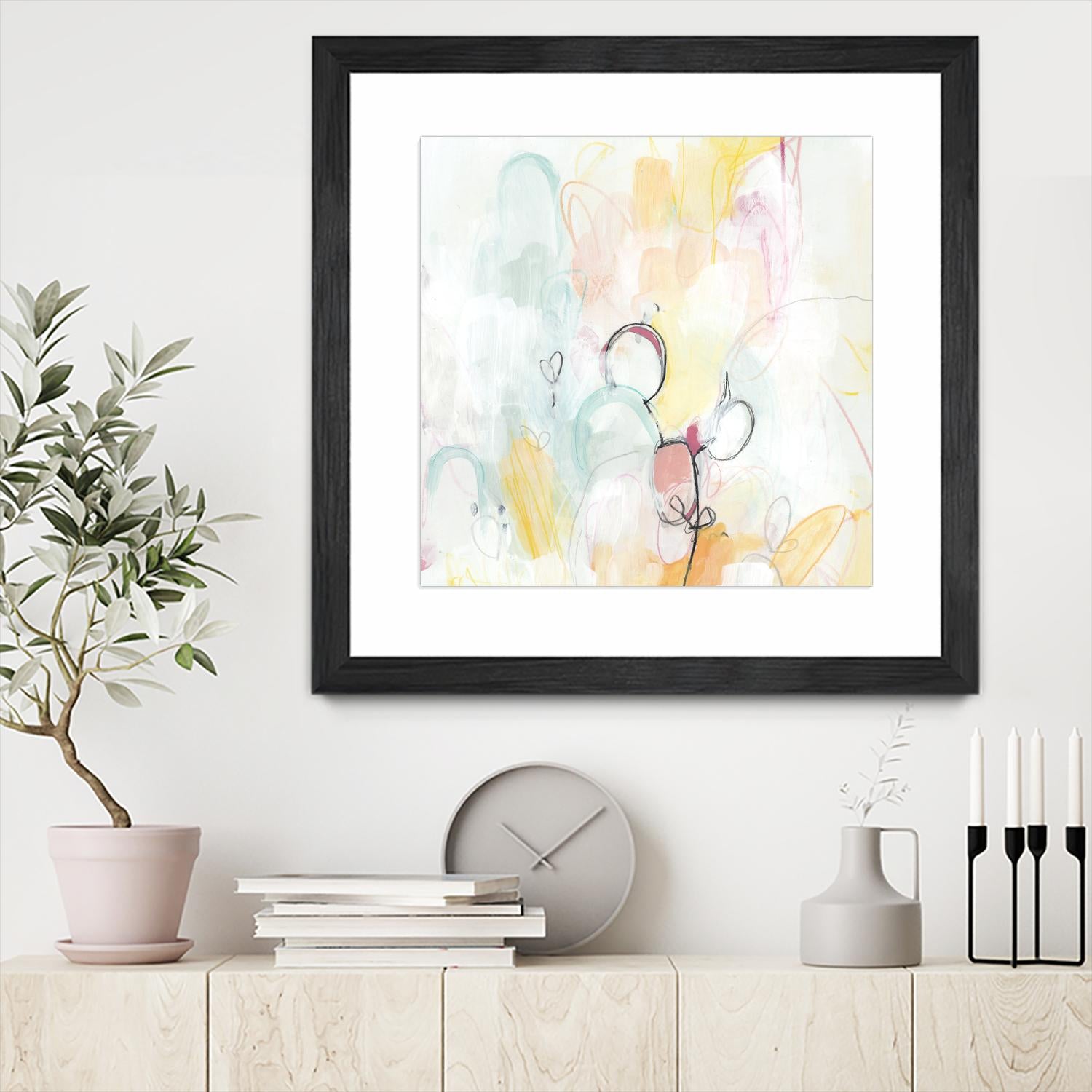 Quarter Note I by June Erica Vess on GIANT ART - abstract