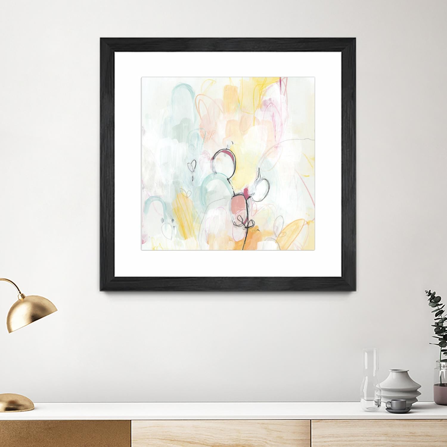 Quarter Note I by June Erica Vess on GIANT ART - abstract