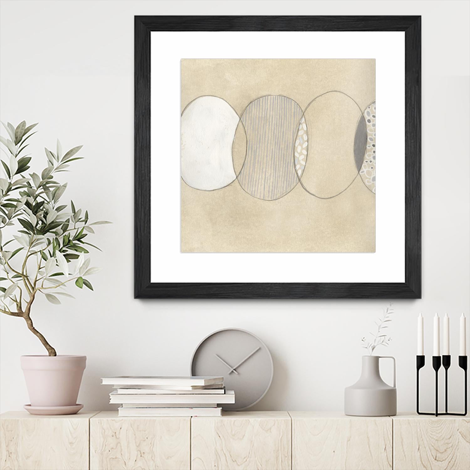 Cellular Division I by June Erica Vess on GIANT ART - brown abstract